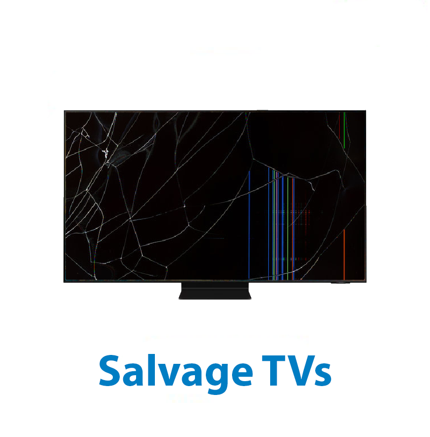 6 Pallet Spaces of UNMANIFESTED Salvage TVs, Gloversville, NY